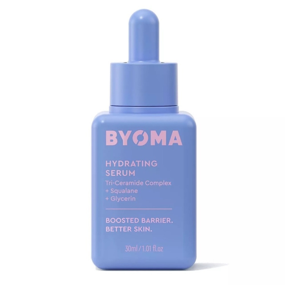 BYOMA Hydrating Serum with Tri-Ceramide Complex, Squalane, Glycerin. Single list